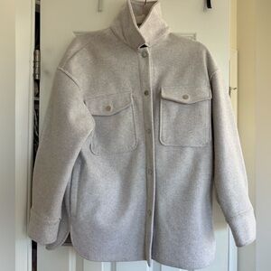 Zara Women’s Buttoned Soft Overshirt
